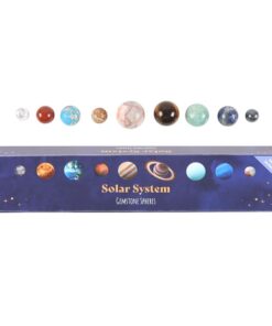 Solar System Gemstone Crystal Sphere Set