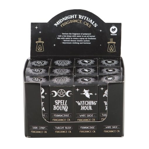 Set of 12 Midnight Rituals Fragrance Oils in Display - Image 2